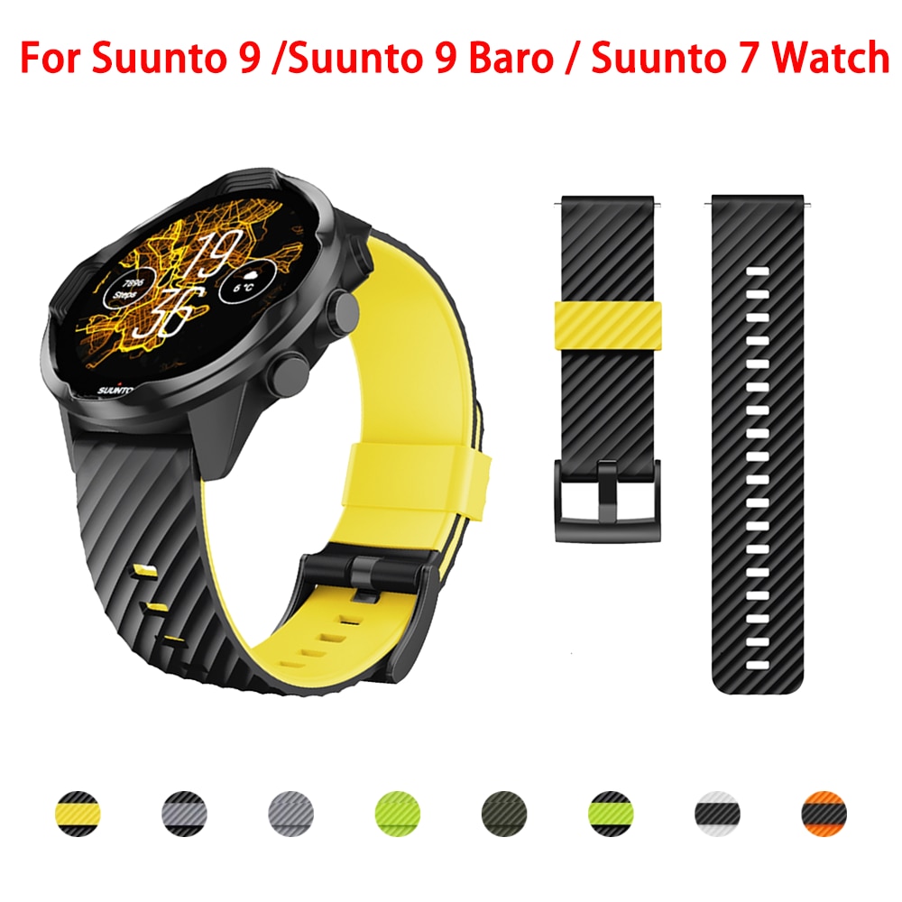 SUUNTO 9/ Baro Suunto 7 ġ  Ǹ ü ո  Ʈ, 24mm м ո, Ʈġ ׼